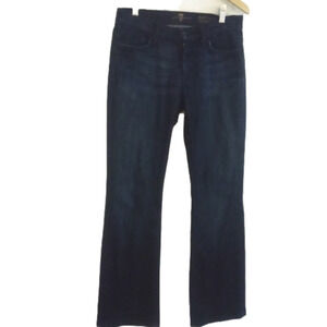 7 For All Mankind Dark Blue Boot Cut Jeans